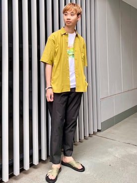 河本雄大さん（メンズ・176cm）の夏コーディネート