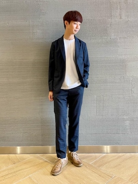 河本雄大さん（メンズ・176cm）の夏コーディネート