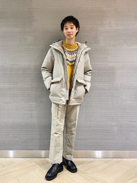 河本雄大さん（メンズ・176cm）の冬コーディネート