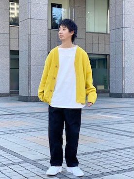 河本雄大さん(メンズ・176cm)の冬コーディネート