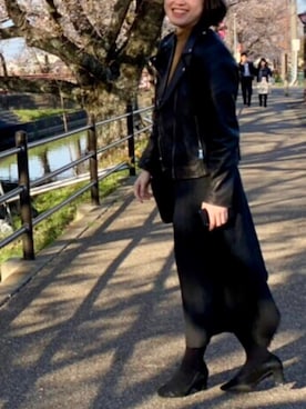 「BEAMS（ビームス）のアイテム（パンプス）」を使った、ななみ。さん（レディース・164cm）の秋コーディネート