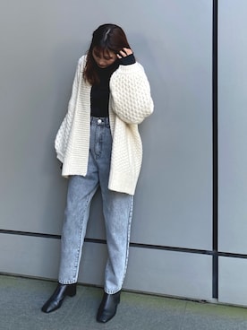 「flowriri（フロウリリ）のアイテム」を使った、-さん（レディース・160cm）の冬コーディネート