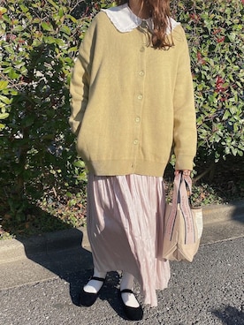 「SVEC（シュベック）のアイテム」を使った、RIHOさん（レディース・160cm）の冬コーディネート