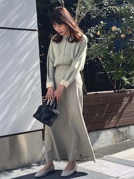 「アントマリーズ」｜「アイテム（その他）」を使った、RIHOさん（レディース・160cm）の春コーディネート