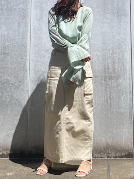 「Solace（ソレイス）のアイテム」を使った、-さん（レディース・160cm）の春コーディネート