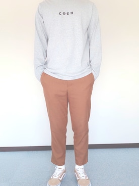 「coen」｜F君さん（メンズ・175cm）の春コーディネート