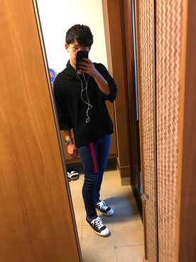 「next（next）のアイテム（パンツ）」を使った、さかもんさん（メンズ・181cm）の秋コーディネート