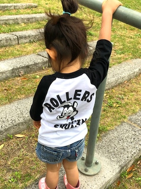「ROLLERS（ローラーズ）のアイテム」を使った、oym@co.juさん（キッズ・90cm）の春コーディネート