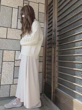 「one after another NICE CLAUP（ワンアフターアナザーナイスクラップ）のアイテム（アクセサリー）」を使った、シュガーラブ⑅さん（レディース・157cm）の秋コーディネート