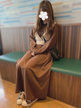 「AVAN LILY（アヴァンリリィ）のアイテム（ワンピース/ドレス）」を使った、シュガーラブ⑅さん（レディース・157cm）の秋コーディネート