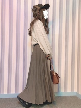 「ザノースフェイス」｜シュガーラブ⑅さん（レディース・157cm）の冬コーディネート