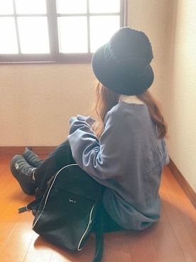 「CAMP7」｜「アイテム（ブーツ）」を使った、シュガーラブ⑅さん（レディース・157cm）の冬コーディネート
