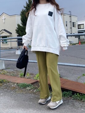 「CAMP7」｜「アイテム（その他）」を使った、シュガーラブ⑅さん（レディース・157cm）の春コーディネート