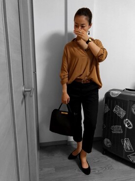 「business casual」｜「アイテム（パンツ）」を使った、MARYさん（レディース・154cm）の夏コーディネート