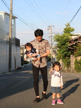 Rima&Aoi papaさんの（babyGAP | babyGAP）を使ったコーディネート