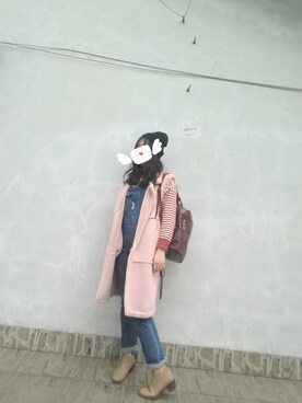 「ES（エス）のアイテム（パンツ）」を使った、yehe！さん（レディース・163cm）の冬コーディネート