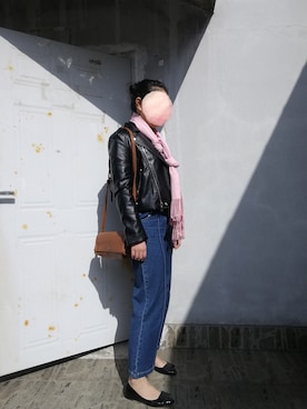 「Mo&Co.（モーアンドコー）のアイテム（ジャケット/アウター）」を使った、yehe！さん（レディース・163cm）の春コーディネート