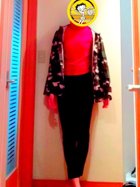 「H&M DIVIDED（エイチアンドエム　ディヴァイデッド）のアイテム（その他アウター）」を使った、myk.sさん（レディース・174cm）の春コーディネート