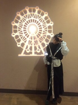 「MSGM（エムエスジーエム）のアイテム（ジャケット/アウター）」を使った、YUMIKOさん（レディース・156cm）の秋コーディネート