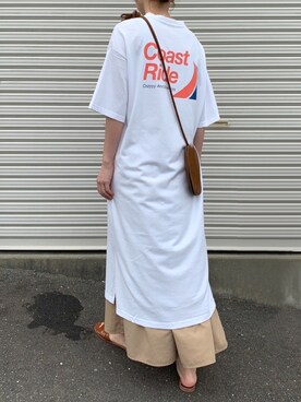 「ARE STUDIO（アースタジオ）のアイテム」を使った、Aさん（レディース・156cm）の夏コーディネート