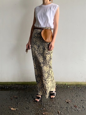 「ARE STUDIO（アースタジオ）のアイテム」を使った、Aさん（レディース・155cm）の夏コーディネート