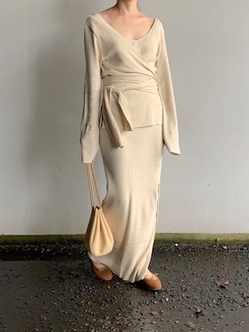 「セットアップ ジャケット」｜Aさん（レディース・155cm）の夏コーディネート