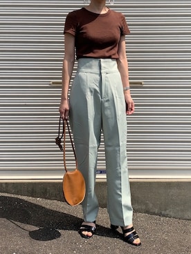 「ARE STUDIO（アースタジオ）のアイテム」を使った、Aさん（レディース・155cm）の夏コーディネート
