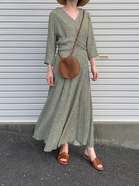 「ARE STUDIO（アースタジオ）のアイテム」を使った、Aさん（レディース・155cm）の夏コーディネート