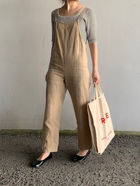 「calmeのアイテム」を使った、Aさん（レディース・156cm）の夏コーディネート