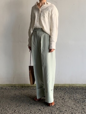 「Lien（リアン）のアイテム」を使った、Aさん（レディース・156cm）の秋コーディネート