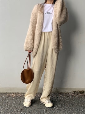 「ARE STUDIO（アースタジオ）のアイテム」を使った、Aさん（レディース・156cm）の秋コーディネート