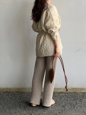 「ARE STUDIO（アースタジオ）のアイテム」を使った、Aさん（レディース・156cm）の冬コーディネート