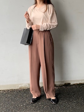 「GLENROYAL（グレンロイヤル）のアイテム」を使った、Aさん（レディース・156cm）の夏コーディネート