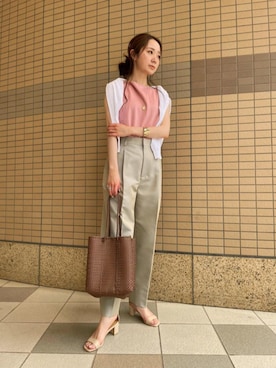 市野 沙弥華さん(レディース・163cm)の春コーディネート