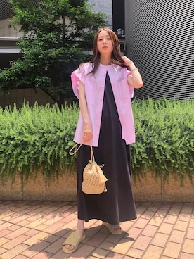 市野 沙弥華さん（レディース・163cm）の春コーディネート