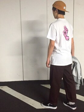 「The Herschel Supply Co. Brand（ハーシェルサプライ）のアイテム」を使った、のすけさん（メンズ・170cm）の春コーディネート