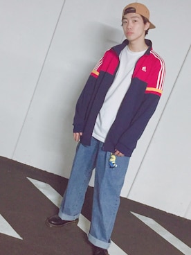 「The Herschel Supply Co. Brand（ハーシェルサプライ）のアイテム」を使った、のすけさん（メンズ・170cm）の春コーディネート