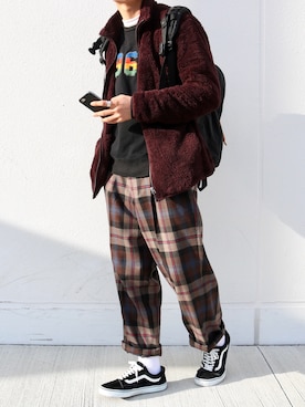 「アイテム（その他アウター）」を使った、あめさん（メンズ・173cm）の冬コーディネート