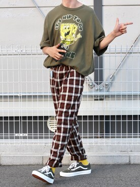 あめさん（メンズ・173cm）の夏コーディネート