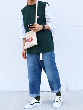 あめさん(メンズ・173cm)の夏コーディネート