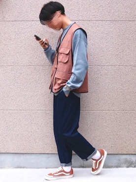 あめさん（メンズ・173cm）の秋コーディネート