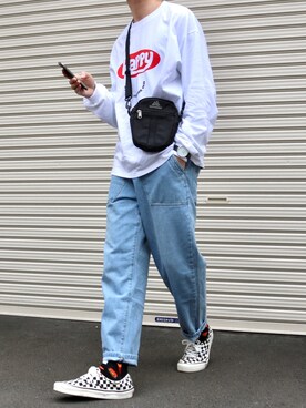 あめさん（メンズ・174cm）の春コーディネート