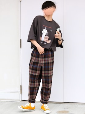 あめさん（メンズ・174cm）の春コーディネート