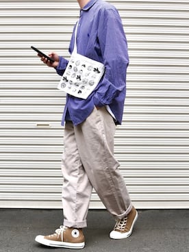 あめさん(メンズ・174cm)の春コーディネート