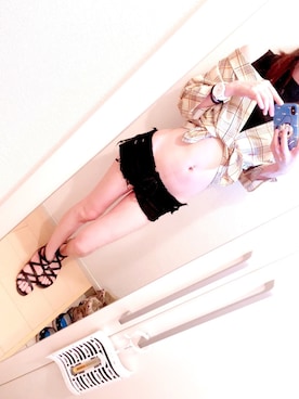 「ARMANI EXCHANGE（アルマーニエクスチェンジ）のアイテム（腕時計）」を使った、みのりんさん（メンズ・173cm）の夏コーディネート