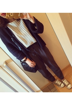 「Daniel Wellington（ダニエルウェリントン）の販売終了クラシックペティット アッシュフィールド32mm（アナログ腕時計）」を使った、さ きさん（レディース・157cm）の春コーディネート