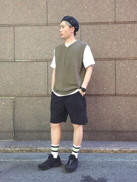 YUHKIさん（メンズ・180cm）の夏コーディネート