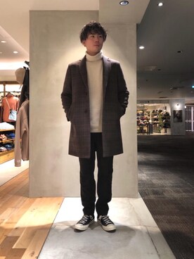 YUHKIさん(メンズ・180cm)の冬コーディネート
