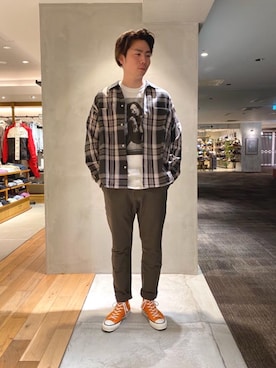 YUHKIさん（メンズ・180cm）の春コーディネート