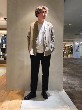 YUHKIさん（メンズ・180cm）の春コーディネート